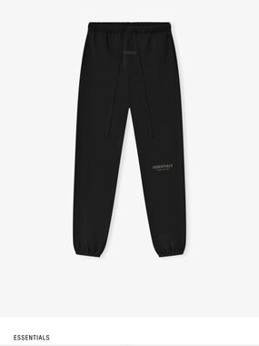 Women’s Fear of God ESSENTIALS Black Logo Joggers